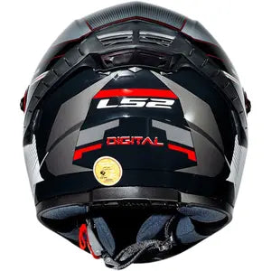 Capacete LS2 FF358 Pro Digital - Preto/Branco