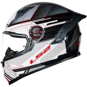Capacete LS2 FF358 Pro Digital - Preto/Branco