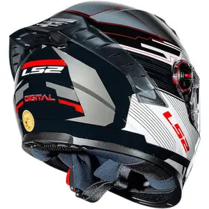 Capacete LS2 FF358 Pro Digital - Preto/Branco