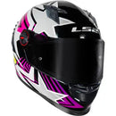 Capacete LS2 FF358 Pro Estellar - Preto/Roxo/Rosa