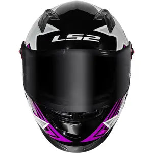 Capacete LS2 FF358 Pro Estellar - Preto/Roxo/Rosa