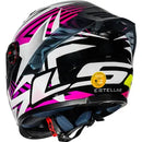 Capacete LS2 FF358 Pro Estellar - Preto/Roxo/Rosa