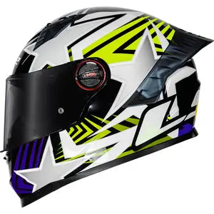 Capacete LS2 FF358 Pro Estellar - Preto/Amarelo