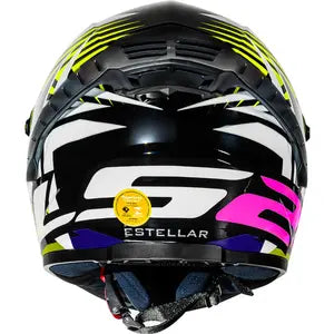 Capacete LS2 FF358 Pro Estellar - Preto/Amarelo