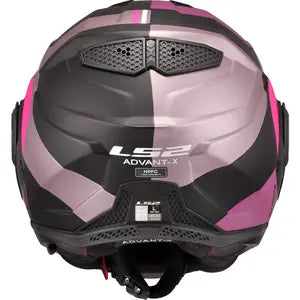 Capacete LS2 Advant X FF901 Ultra - Cinza/Roxo Fosco (Articulado)