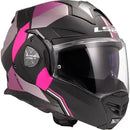 Capacete LS2 Advant X FF901 Ultra - Cinza/Roxo Fosco (Articulado)
