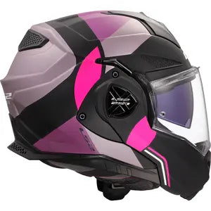 Capacete LS2 Advant X FF901 Ultra - Cinza/Roxo Fosco (Articulado)