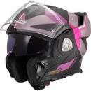 Capacete LS2 Advant X FF901 Ultra - Cinza/Roxo Fosco (Articulado)
