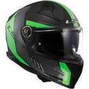 Capacete LS2 Vector 2 FF811 Carbon Grid - Verde Fluor Fosco