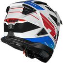 Capacete LS2 MX702 Pioneer 2 Namib - Branco/Azul/Vermelho