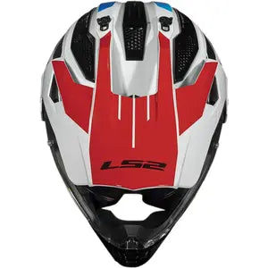 Capacete LS2 MX702 Pioneer 2 Namib - Branco/Azul/Vermelho