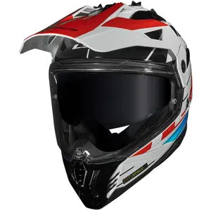 Capacete LS2 MX702 Pioneer 2 Namib - Branco/Azul/Vermelho