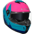 Capacete LS2 Stream 2 Thunderbiz - Azul Navy/Rosa