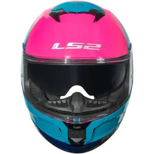 Capacete LS2 Stream 2 Thunderbiz - Azul Navy/Rosa