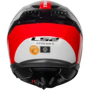 Capacete LS2 Stream 2 Thunderbiz - Preto/Vermelho/Branco