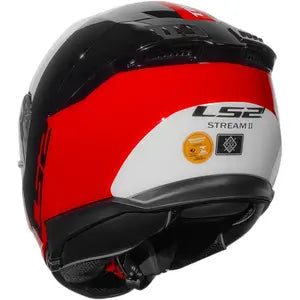 Capacete LS2 Stream 2 Thunderbiz - Preto/Vermelho/Branco